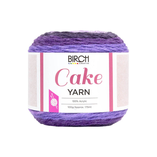 Birch Yarn Cake Lavender Twirl 100g