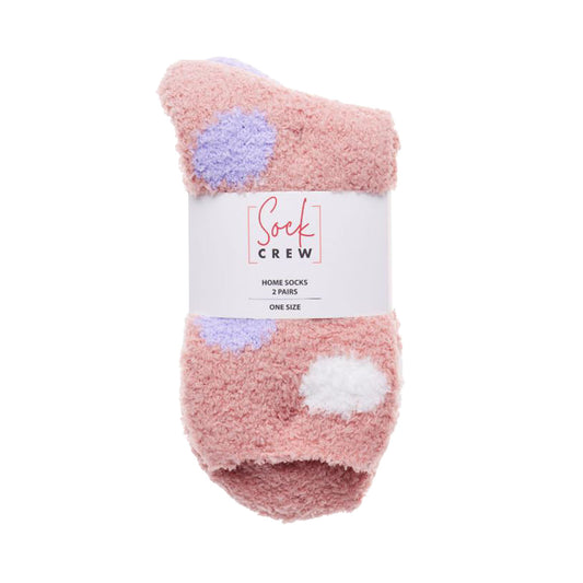 Socks Butter Yarn Spot Pink 2pk