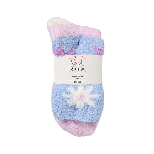 Socks Butter Yarn Flower Light Green 2pk