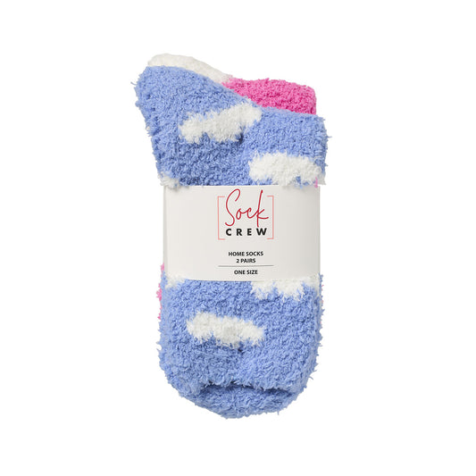 Socks Butter Yarn Clouds Blue 2pk