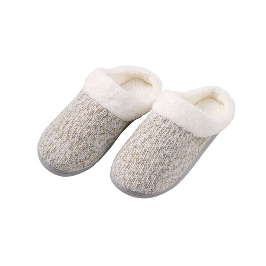 Knitted Mule Warm Taupe Slippers