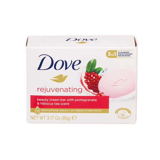 Dove Beauty Cream Bar Rejuvenating Pomegranate & Hibiscus Tea 3-In-1 90g