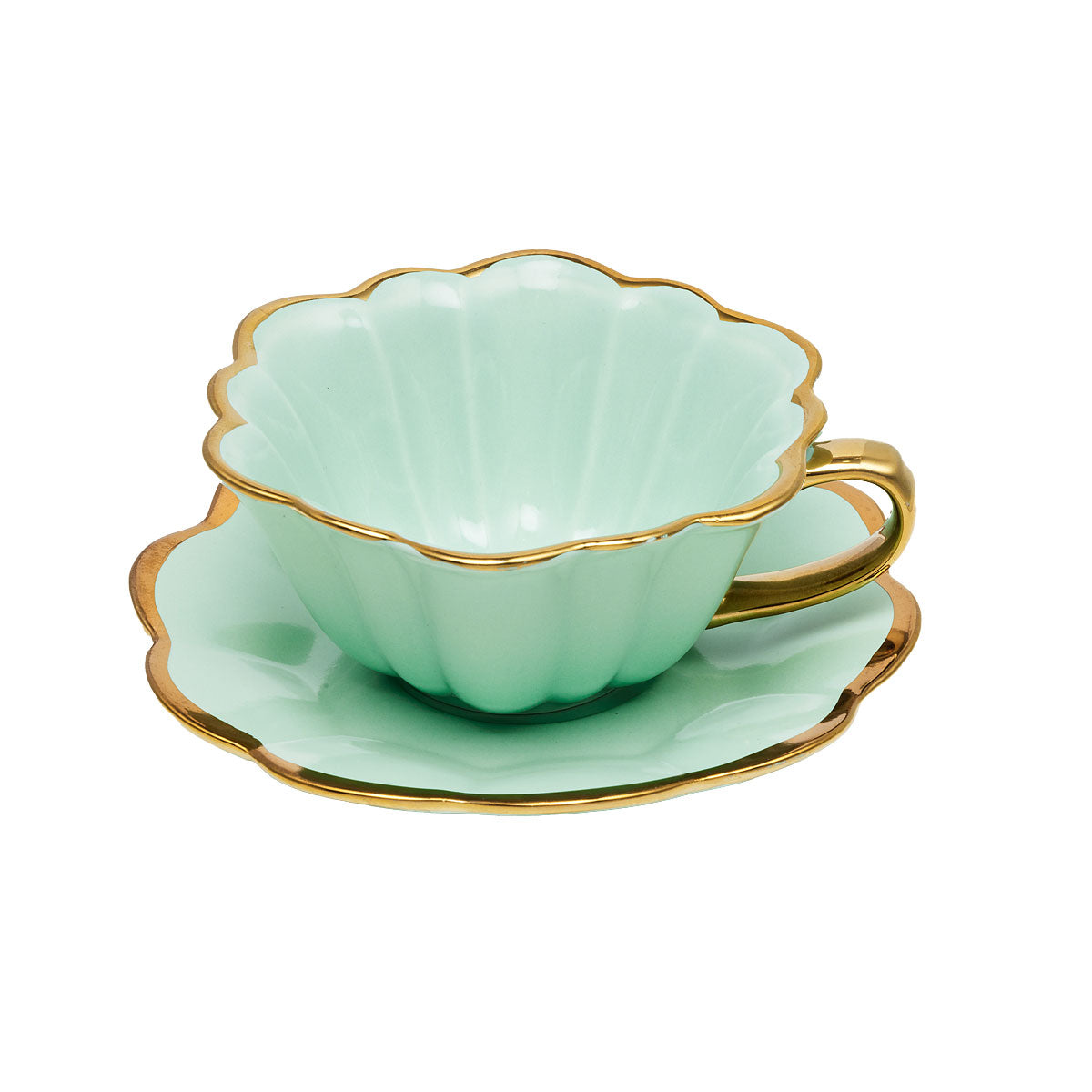 Pearl Teacup And Saucer Assorted