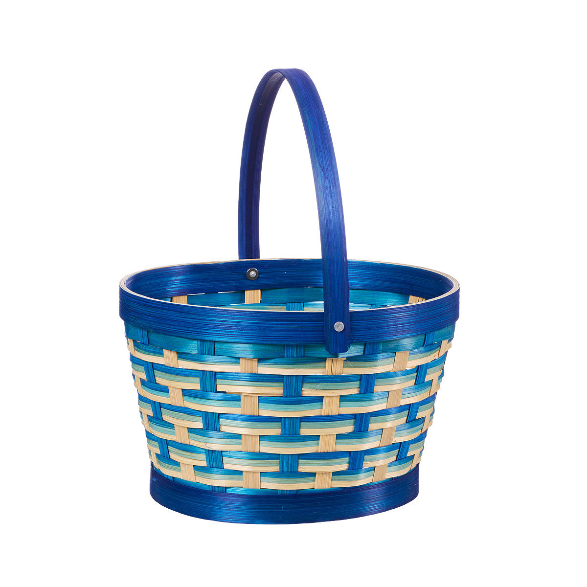 Easter Bamboo Basket Slim Small