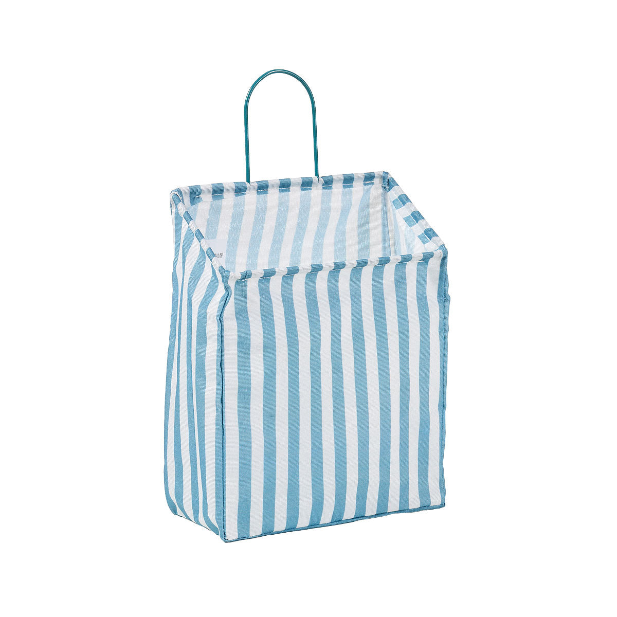 Regent Stripe Hanging Basket Blue