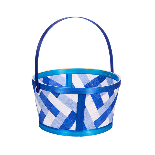 Easter Cross-Hatch Paper Weave Basket