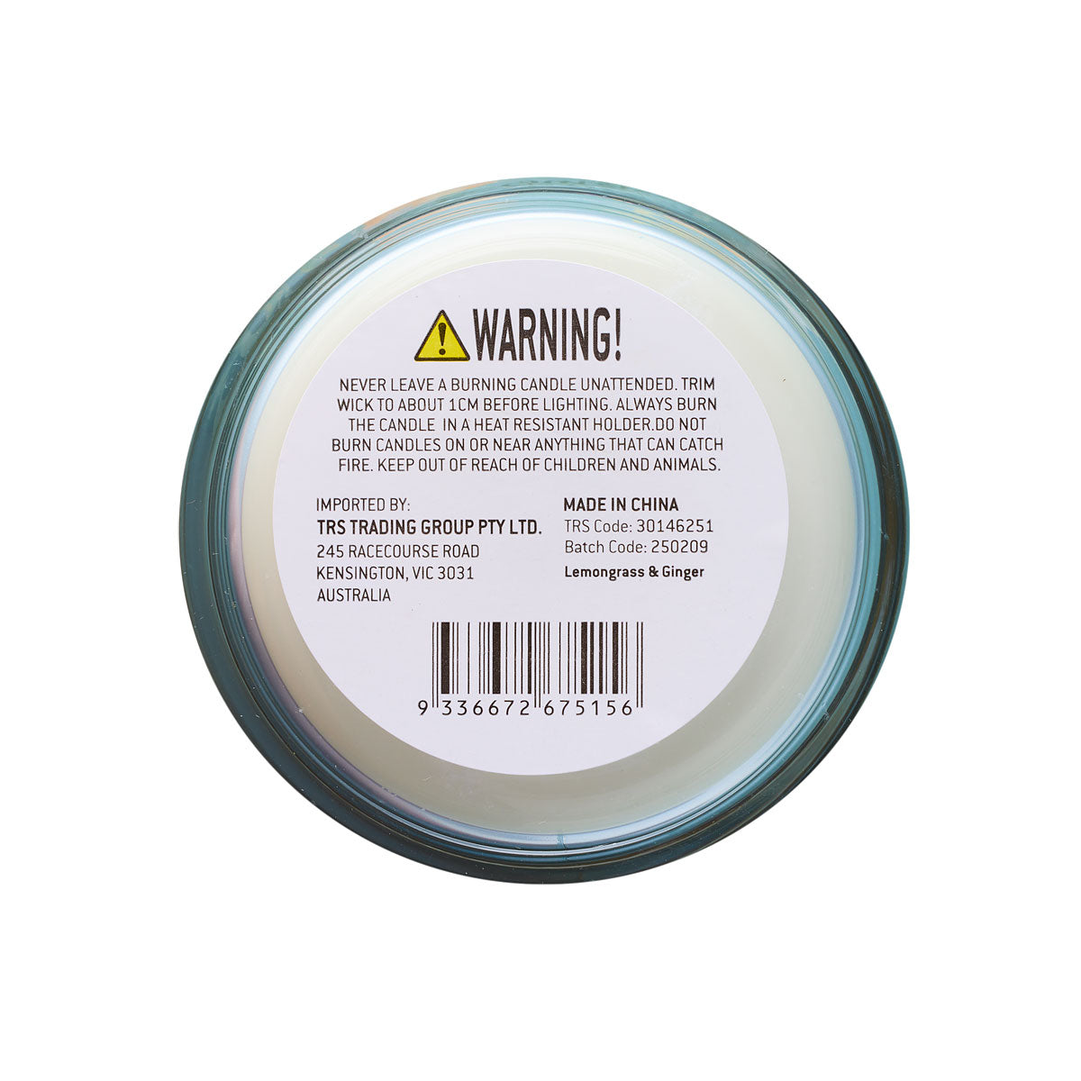 Candle Floral Gold Lid Assorted