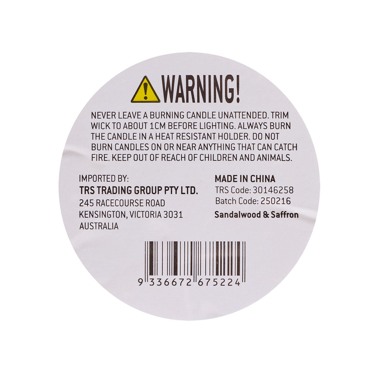 Cloche Gold Luxe Candle