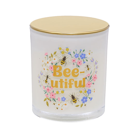 Novelty Word Candle Gold lid Assorted
