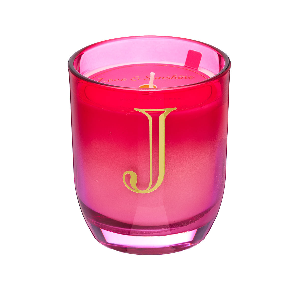 Ombre Monogram Candle