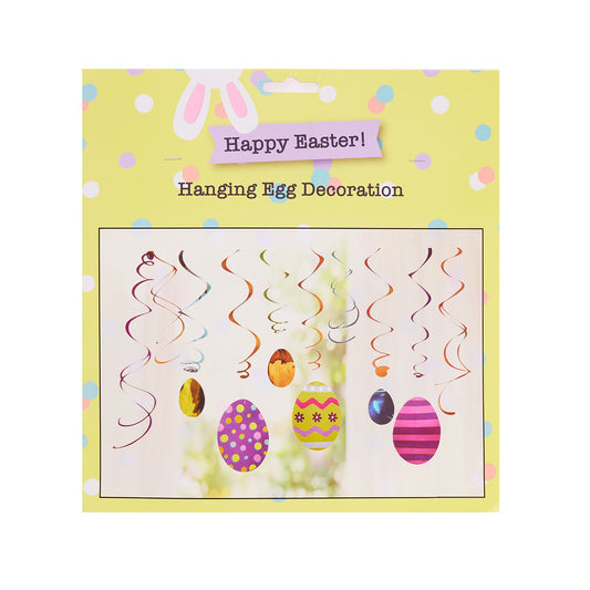 Easter Foiled Hanging Egg Decoration