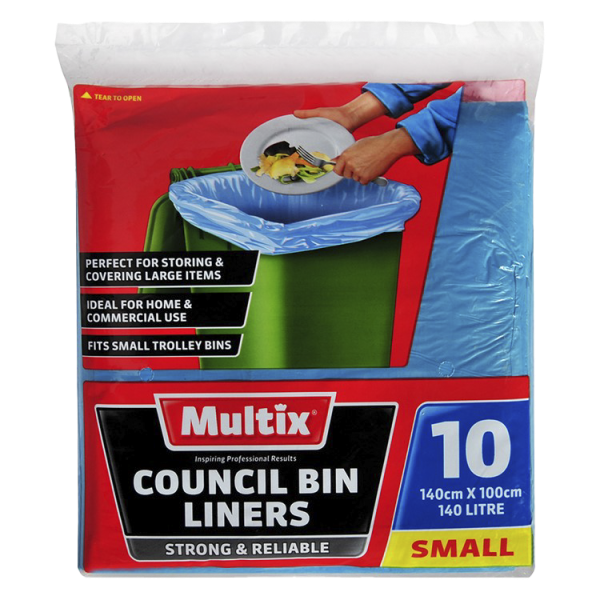 Multix Council Liner 140L Small 10pk