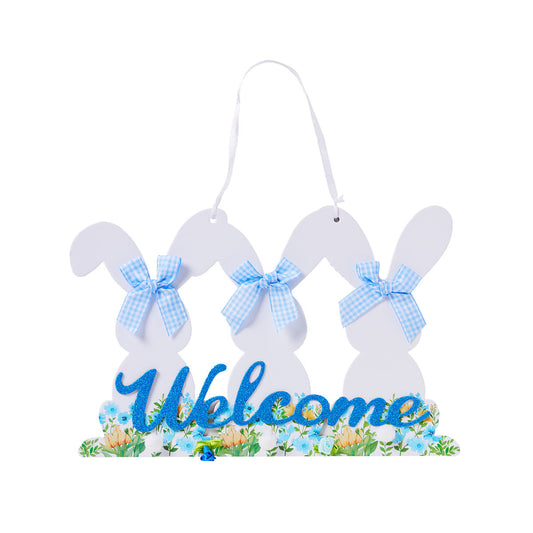 Easter Bunny Welcome Sign Assorted