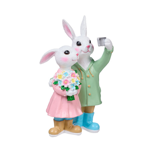 Easter Taking Selfie Figurine