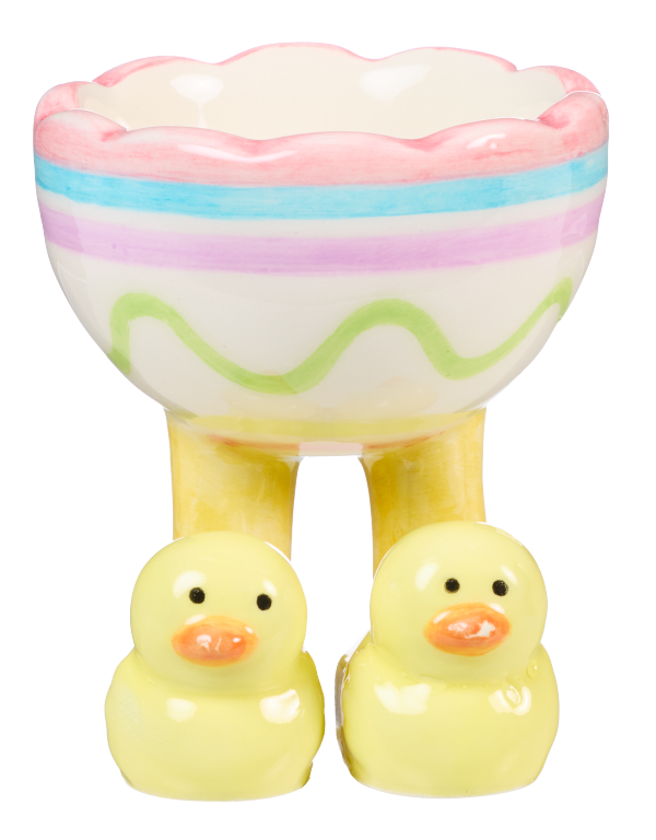 Easter Dolomite Egg Cup Assorted