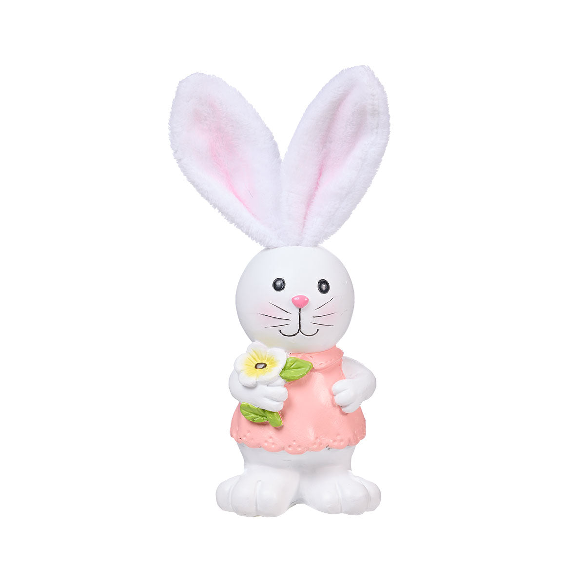 Easter Bunny With Soft Ears Figurine Assorted