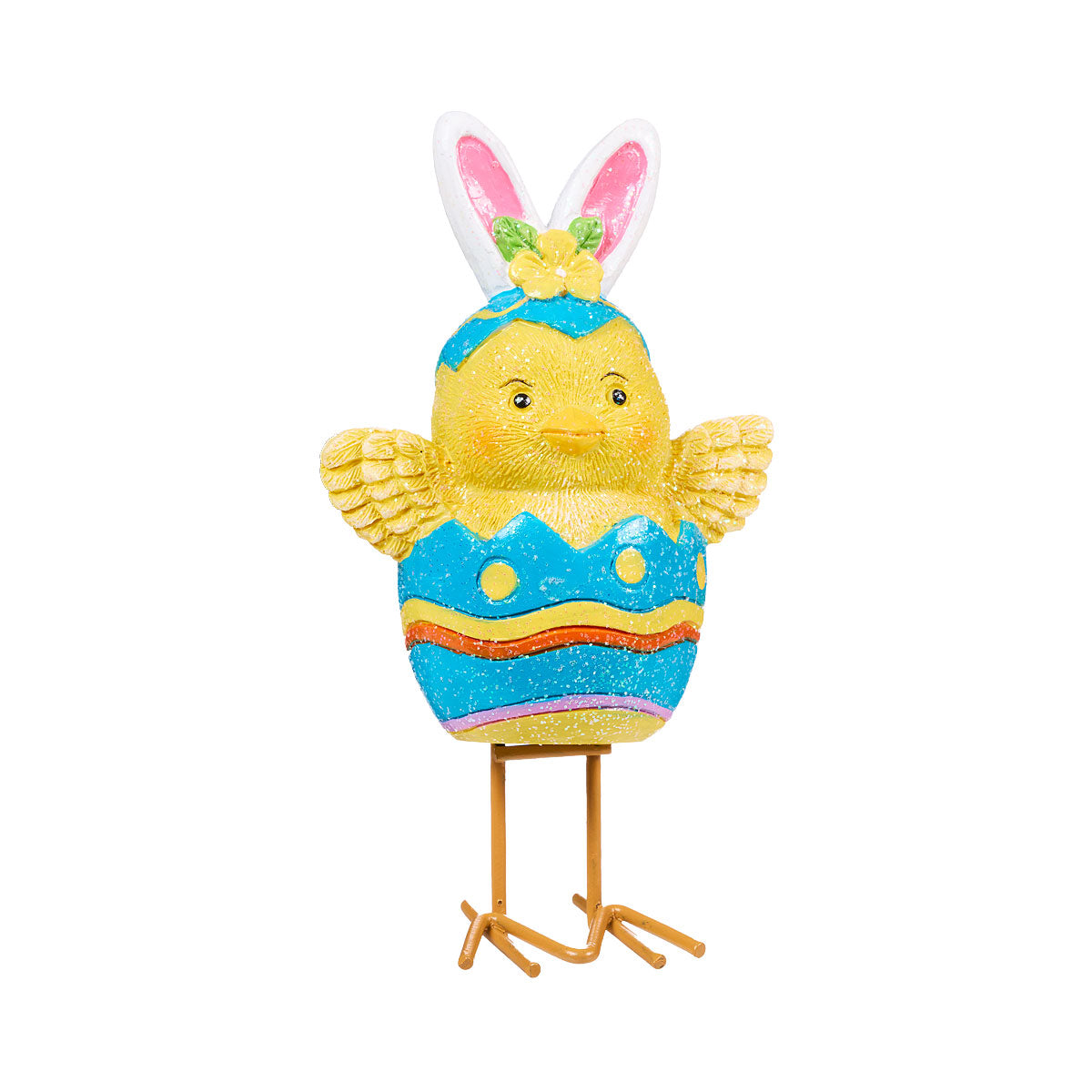 Easter Chicks With Bunny Ears Figurine