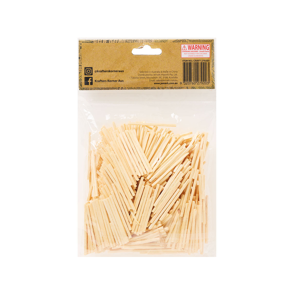 Match Sticks Natural 5cm