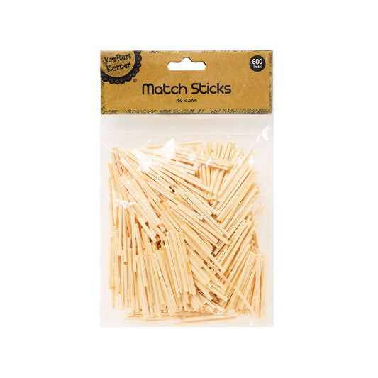Match Sticks Natural 5cm