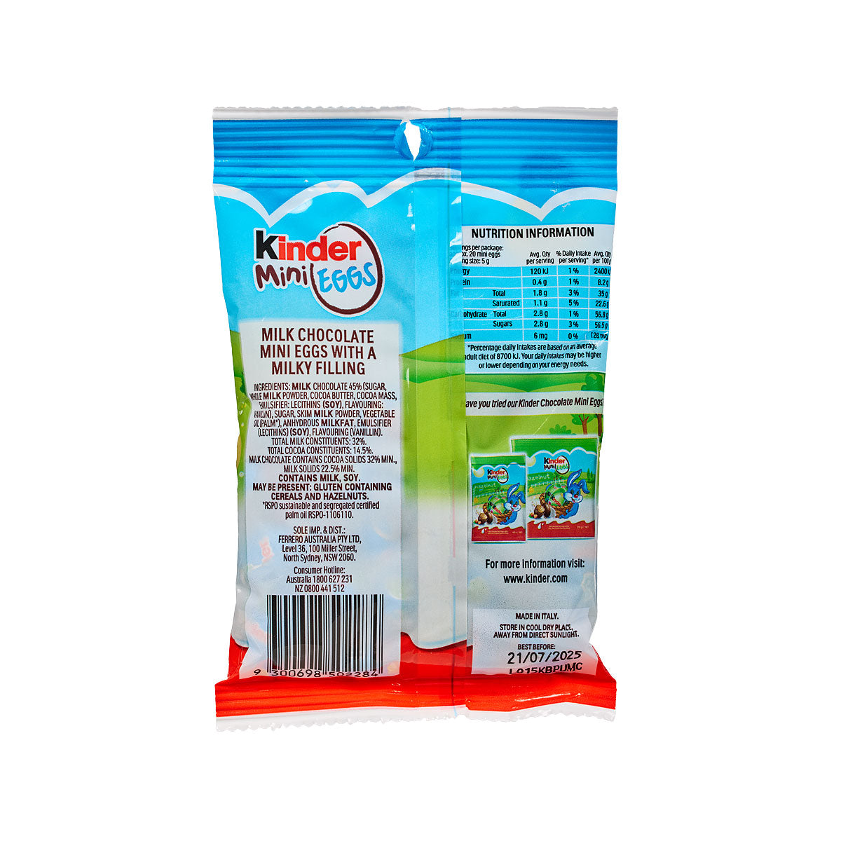 Kinder Mini Eggs Milk Chocolate 100g