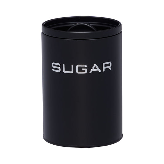 Diner Canister Sugar Black