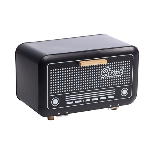 Diner Bread Bin Black