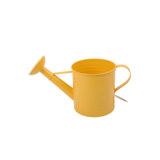 Metal Watering Can Yellow