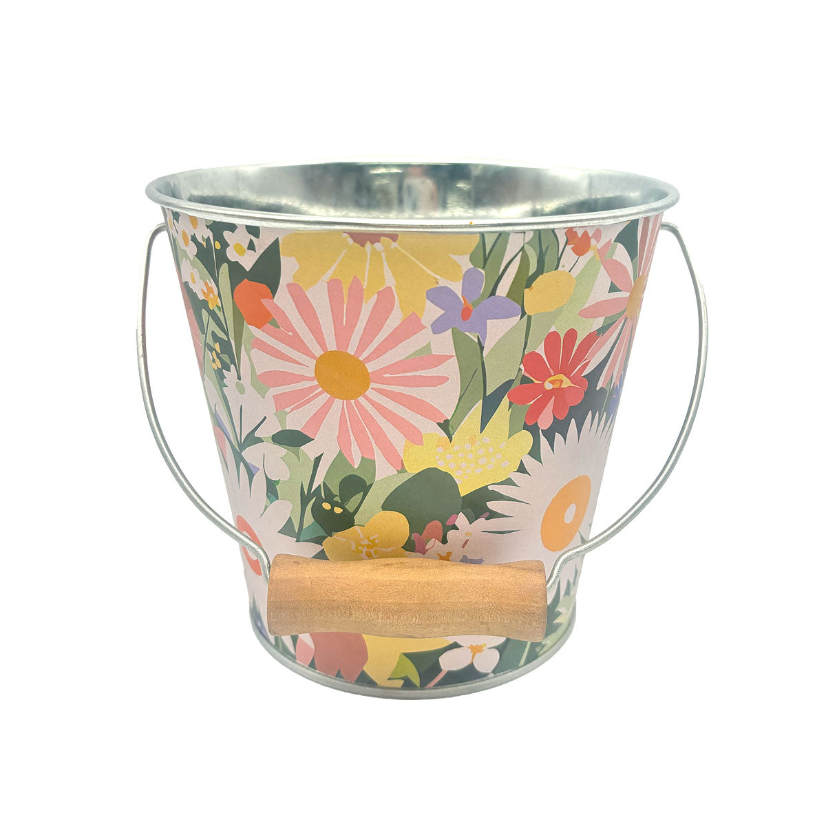 Bucket With Handle Metal 13cm