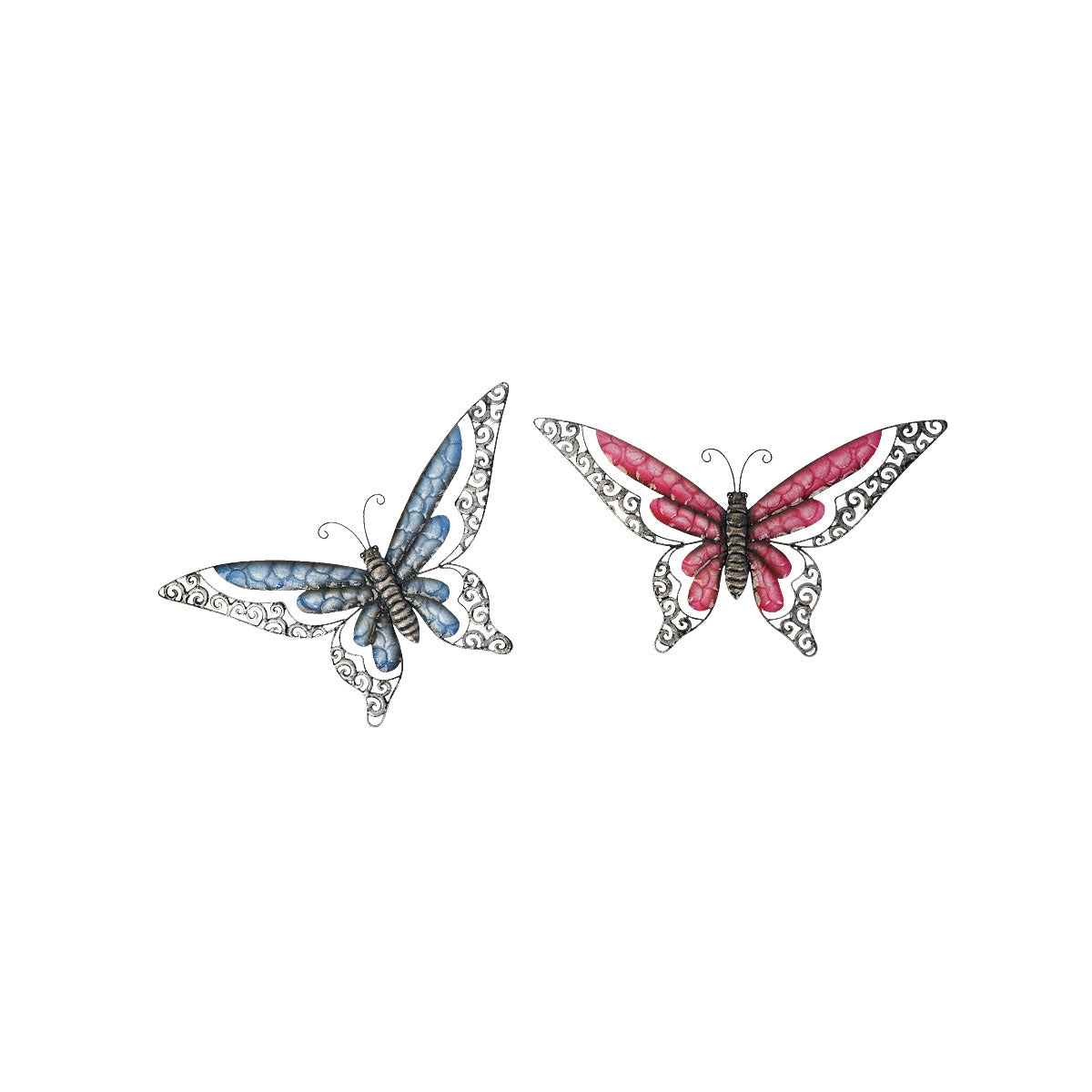 Metal Butterfly Wall Art Assorted