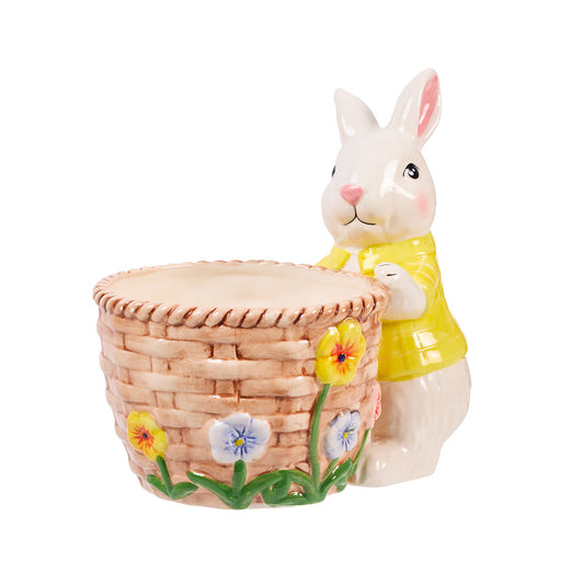 Easter Planter With Bunny