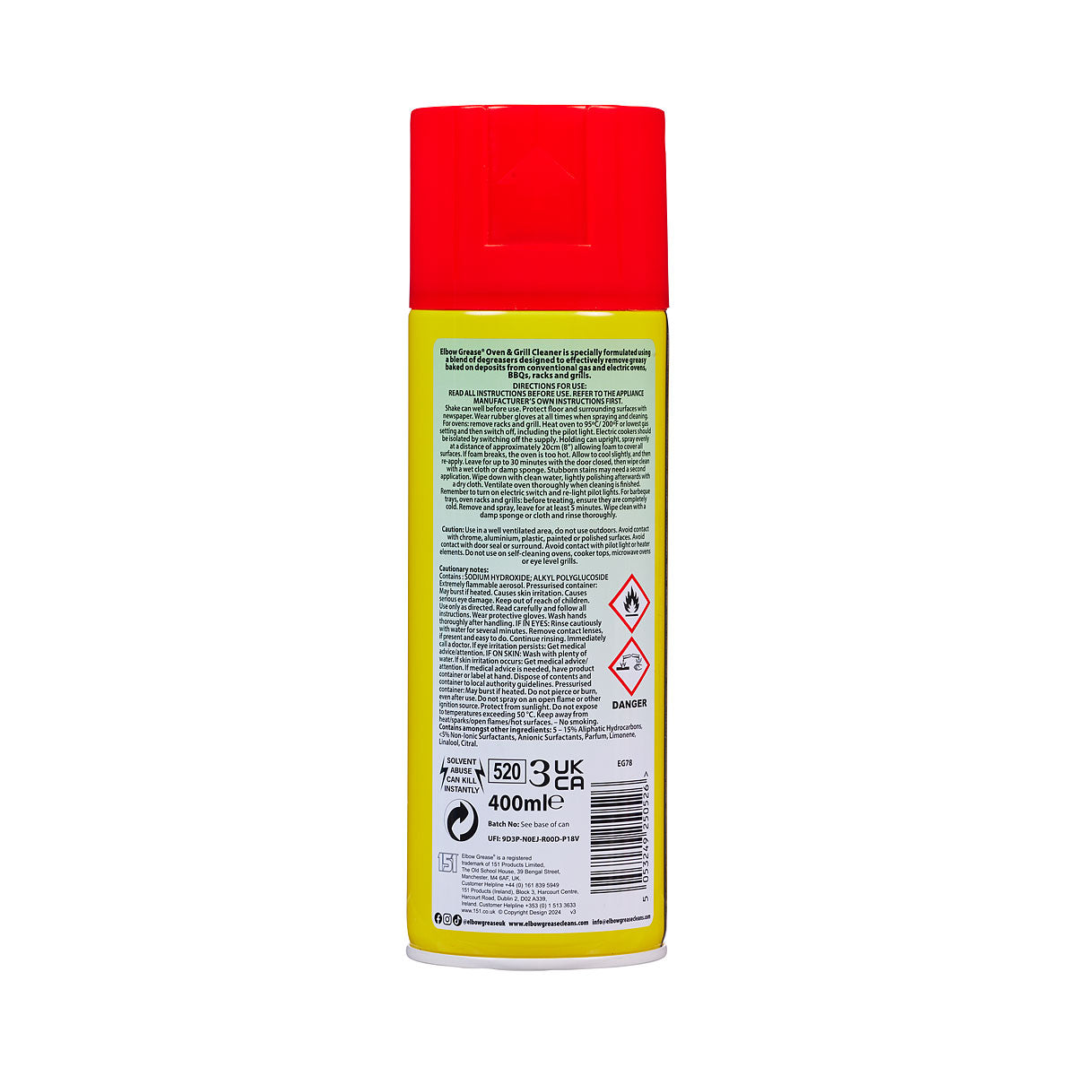 Elbow Grease Heavy Duty Oven&Grill Cleaner 400mL