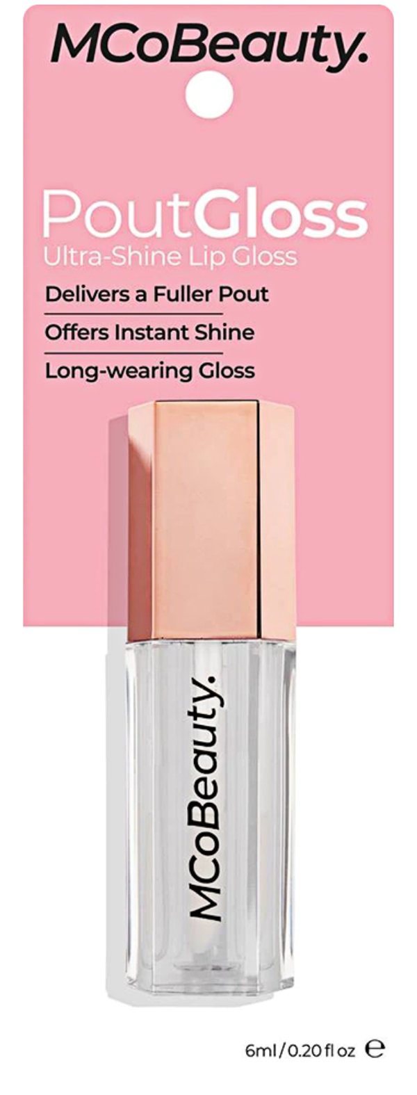 MCoBeauty Pout Gloss Clear