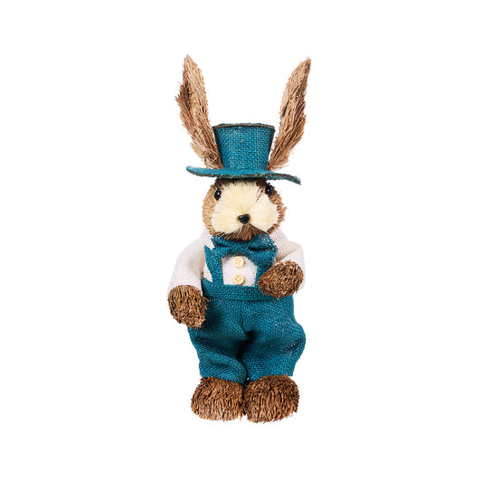 Easter Straw Bunny Top Hat/Balloons Assorted