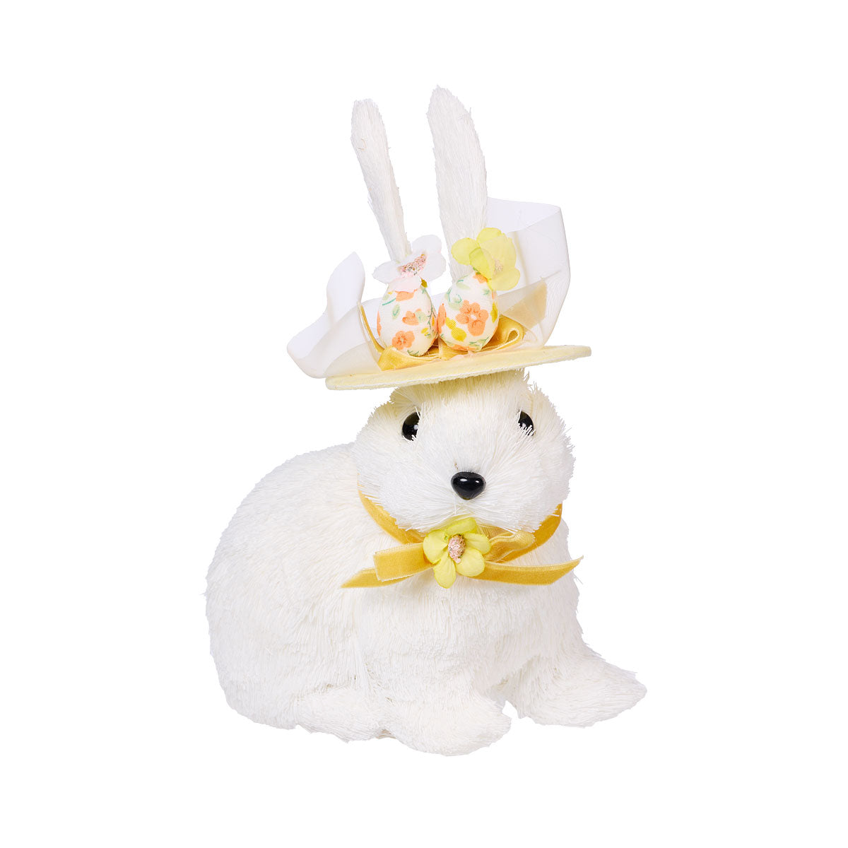 Easter Straw Bunny Wtih Hat Assorted
