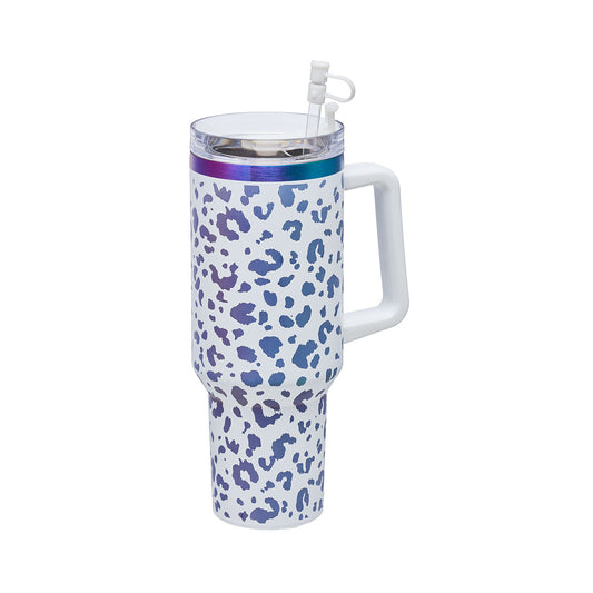 Leopard Tumbler With Handle 1200mL Assorted