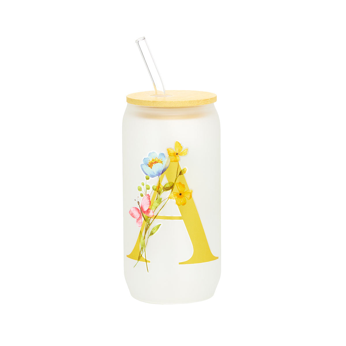 Botanics Monogram Smoothie Cup M,J,A Assorted