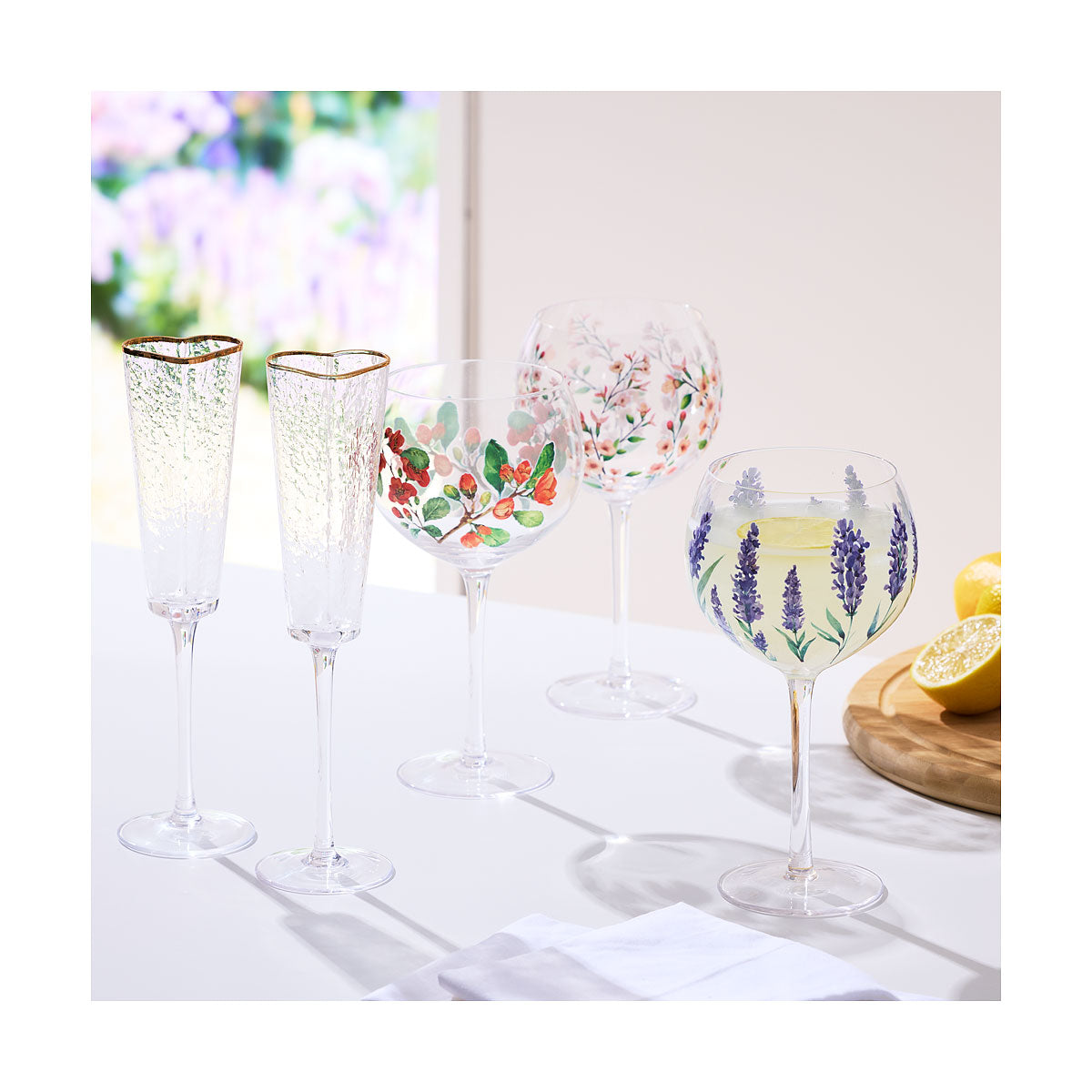 Love Heart Champagne Glass