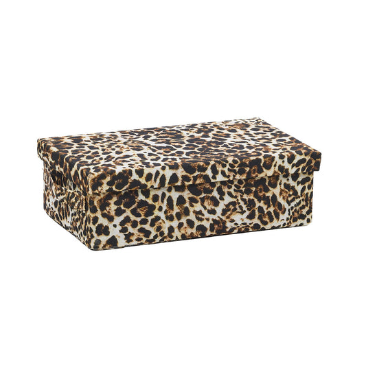 Leopard Lidded Storage Box M