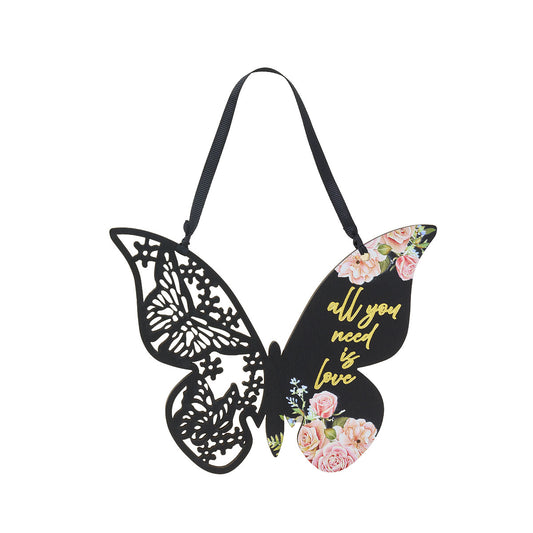 Hanging Plaque Butterfly All You/Always