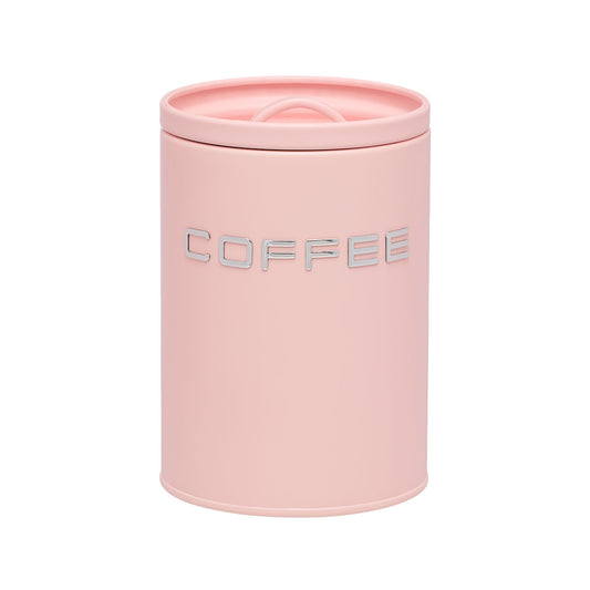 Diner Coffee Canister Pink