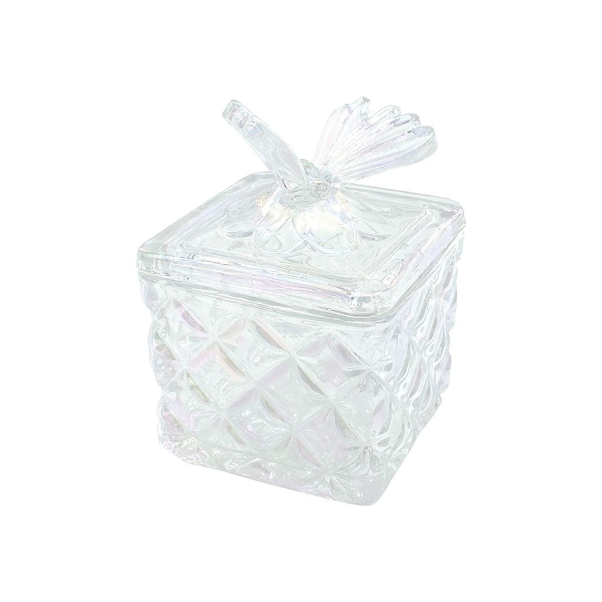 Trinket Glass Box Butterfly