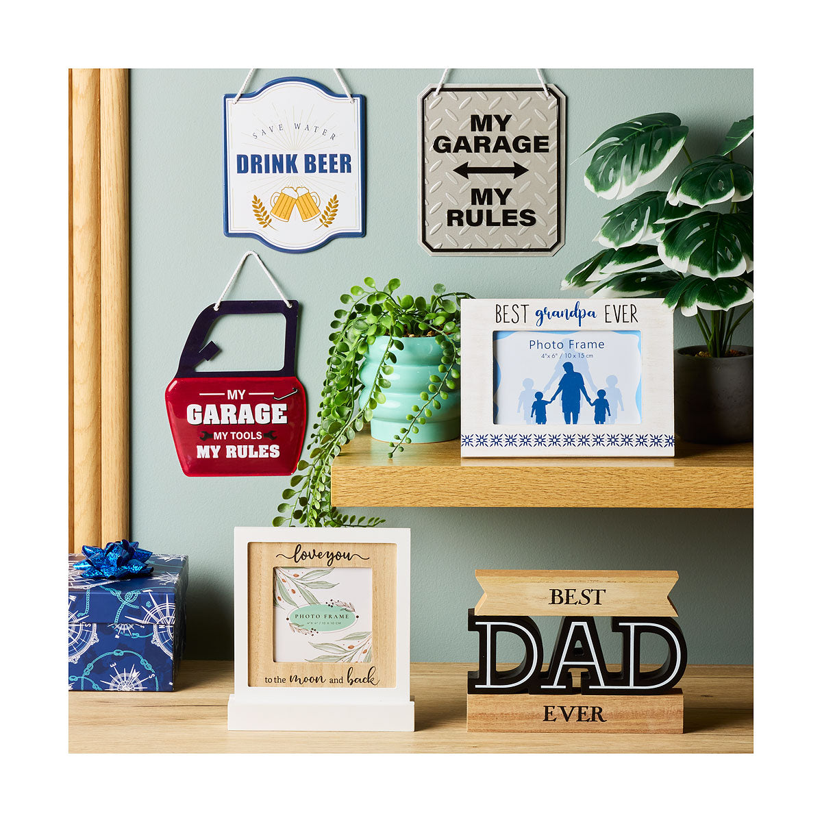 Tabletop Plaque Love You To The Moon