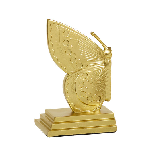 Gold Butterfly Bookend