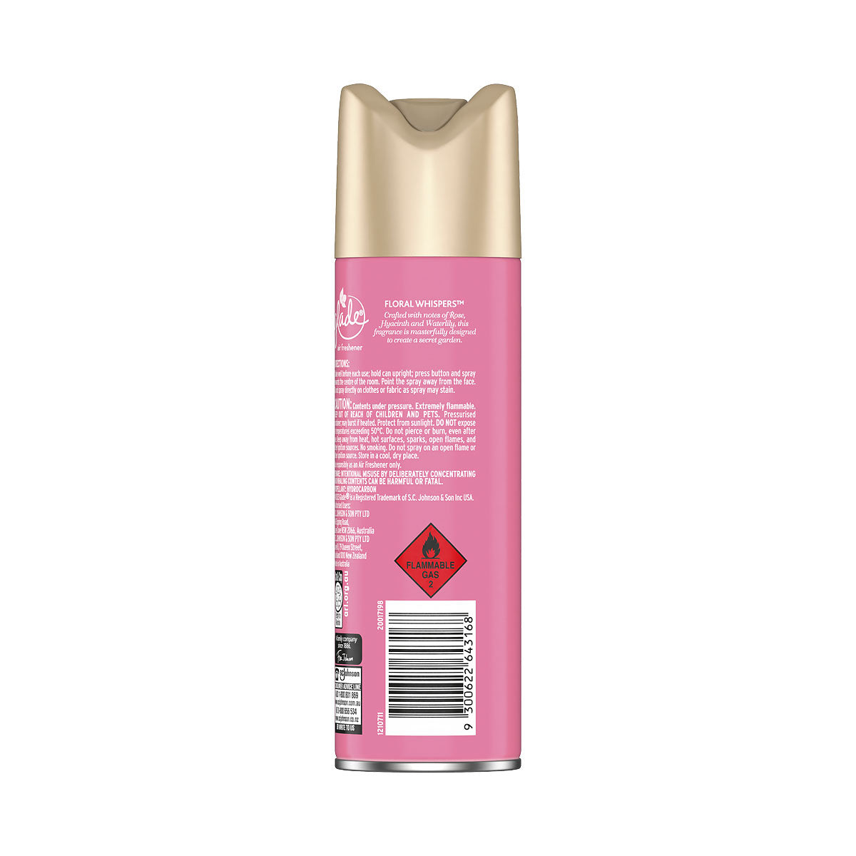 Glade Air Freshener Spray Floral Whispers 200g