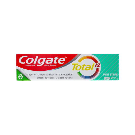 Colgate Toothpaste Total 12hr Mint Stripe 115g