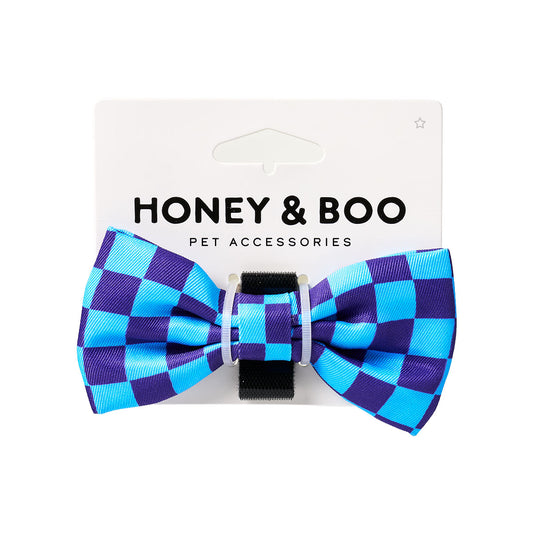 Pet Checker Bow Tie