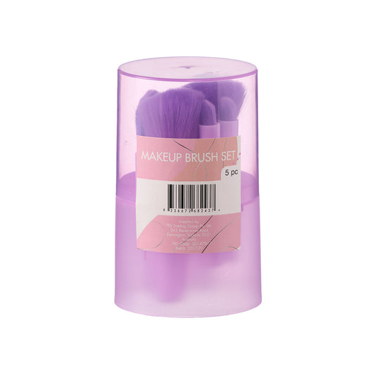 5pc Make-Up Brush With Storage Set