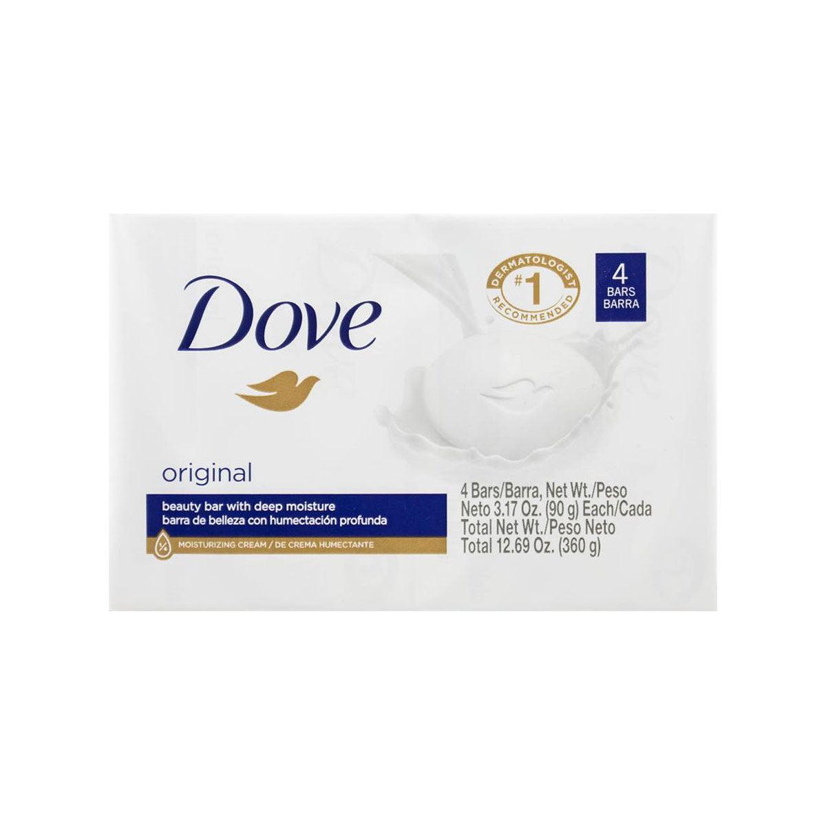 Dove Beauty Bar Deep Moist Original 90gx4