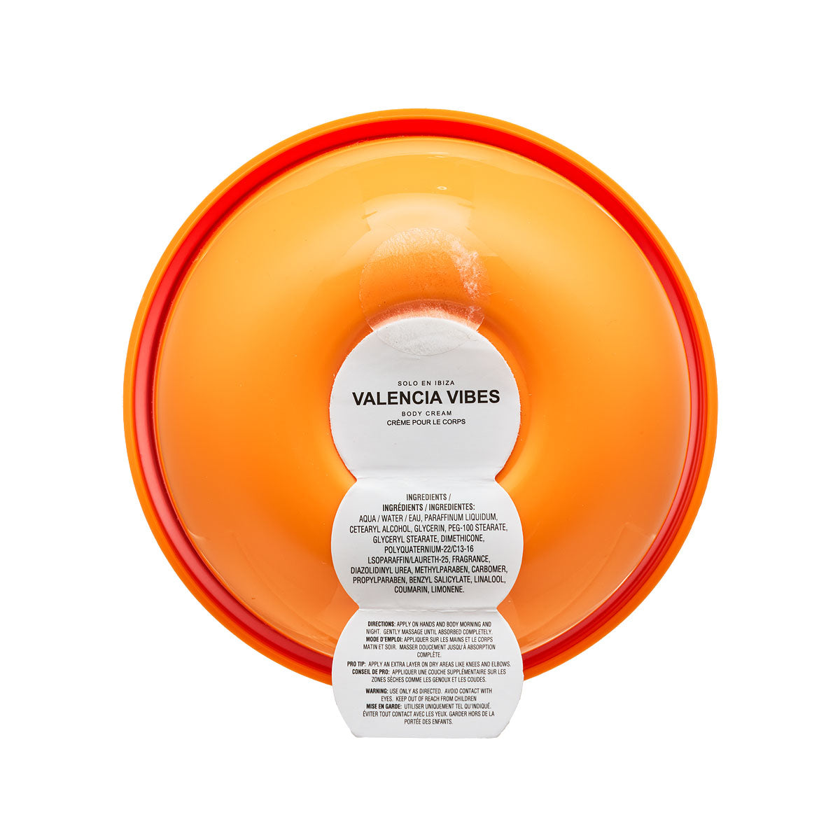 Solo En Ibiza Body Cream 8oz Valencia Vibes