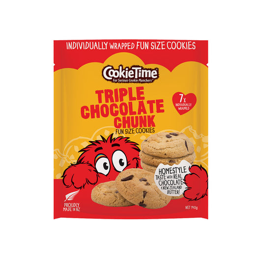 Cookie Time Triple Chocolate Chunk 140g 7pk